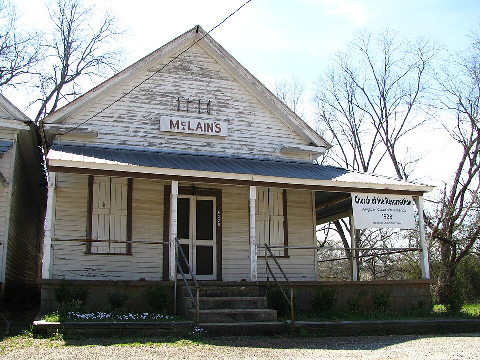Photograph of Dr. Andrew D. McLain Office and Drug Store