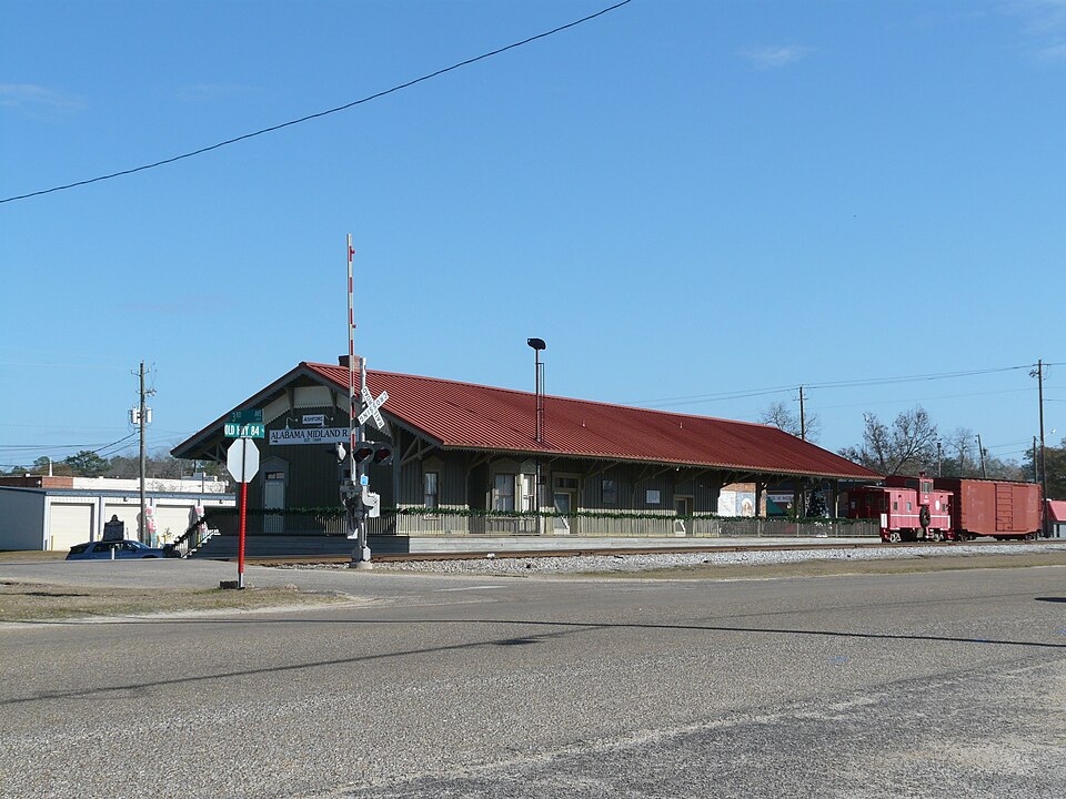 Photograph of Alabama Midland Railway Depot