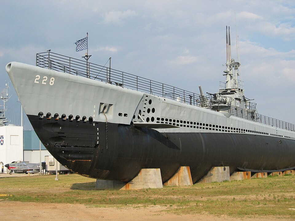 Photograph of USS Drum