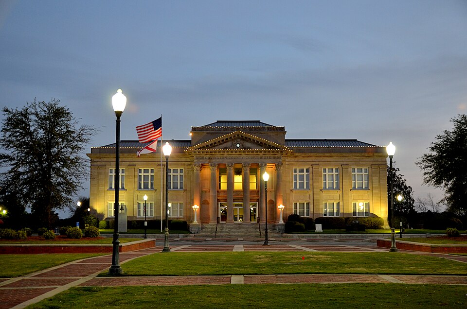 Photograph of Covington County Courthouse and Jail