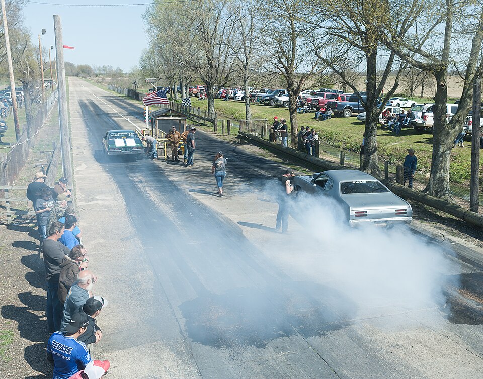 Photograph of George Ray's Dragstrip