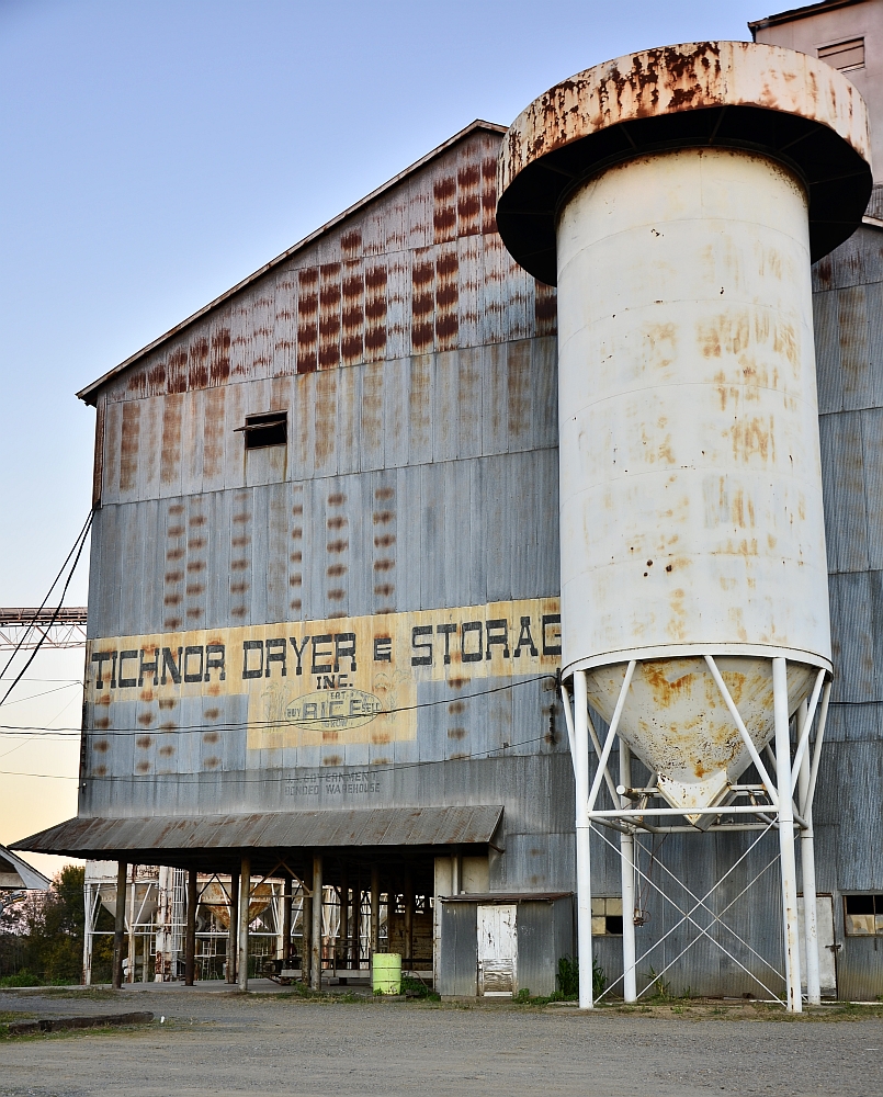 Photograph of Tichnor Rice Dryer and Storage Building