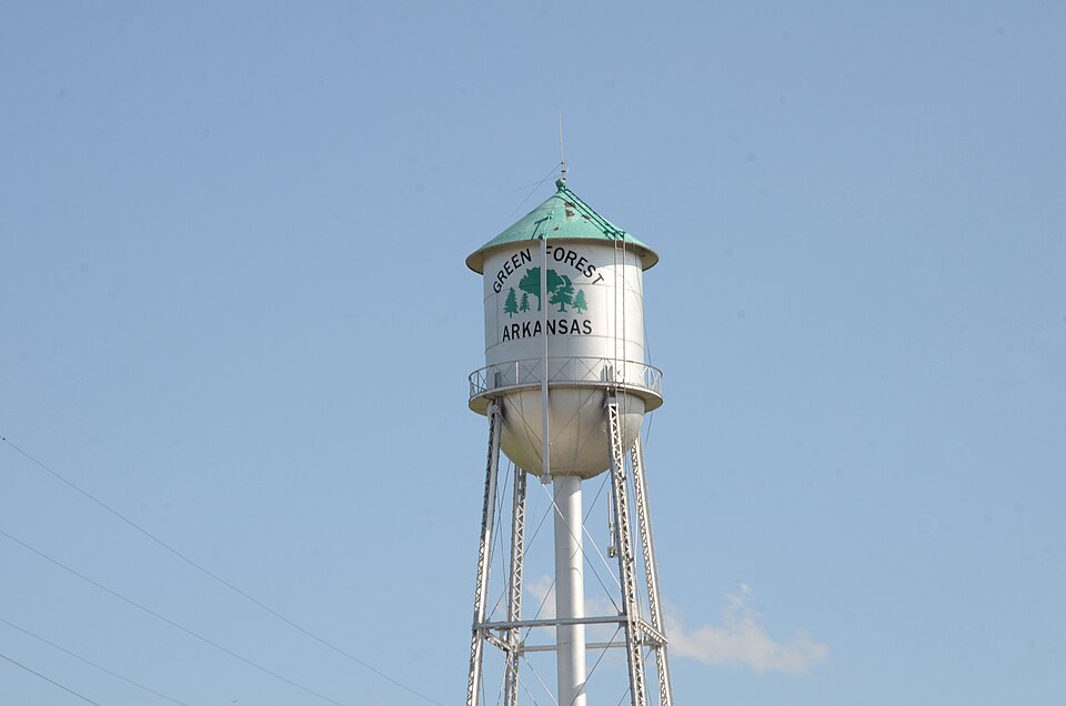 Photograph of Green Forest Water Tower