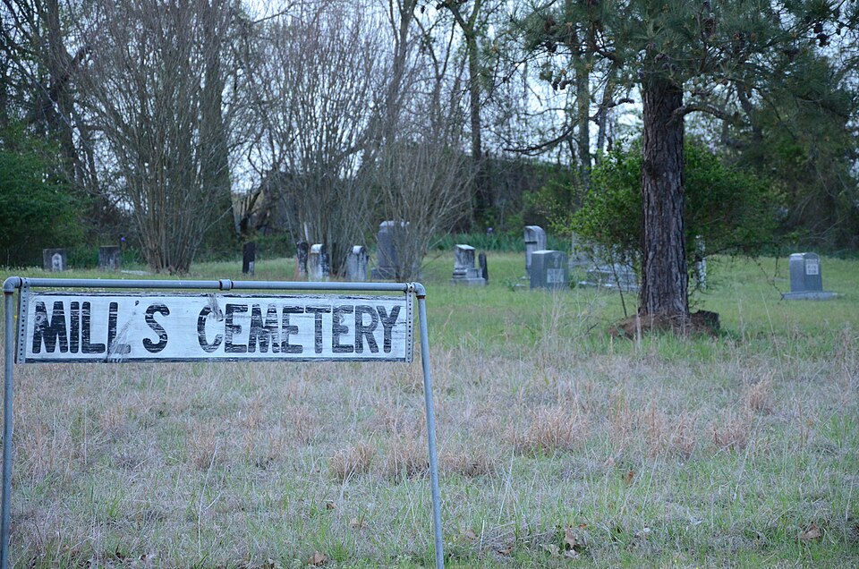 Photograph of Mills Cemetery