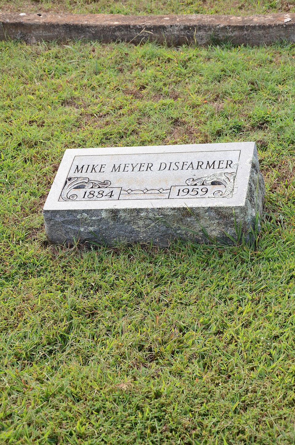 Photograph of Mike Meyer Disfarmer Gravesite