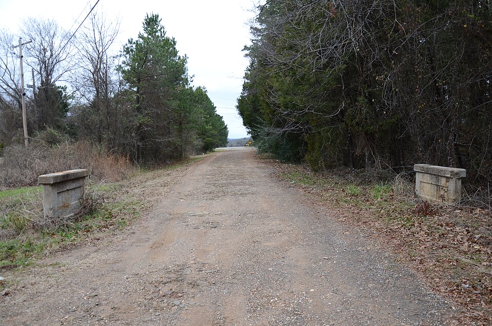 Photograph of Johnson County Line-Ozark-Crawford County Line Road, Altus Segment