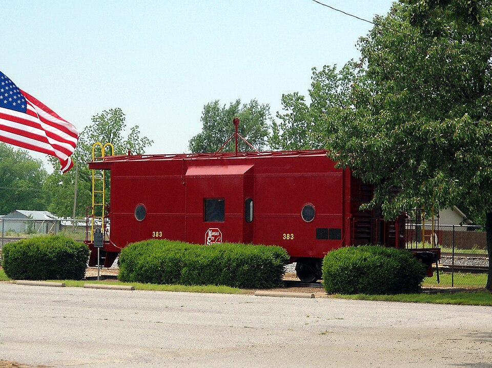 Photograph of Kansas City Southern Railway Caboose No. 383