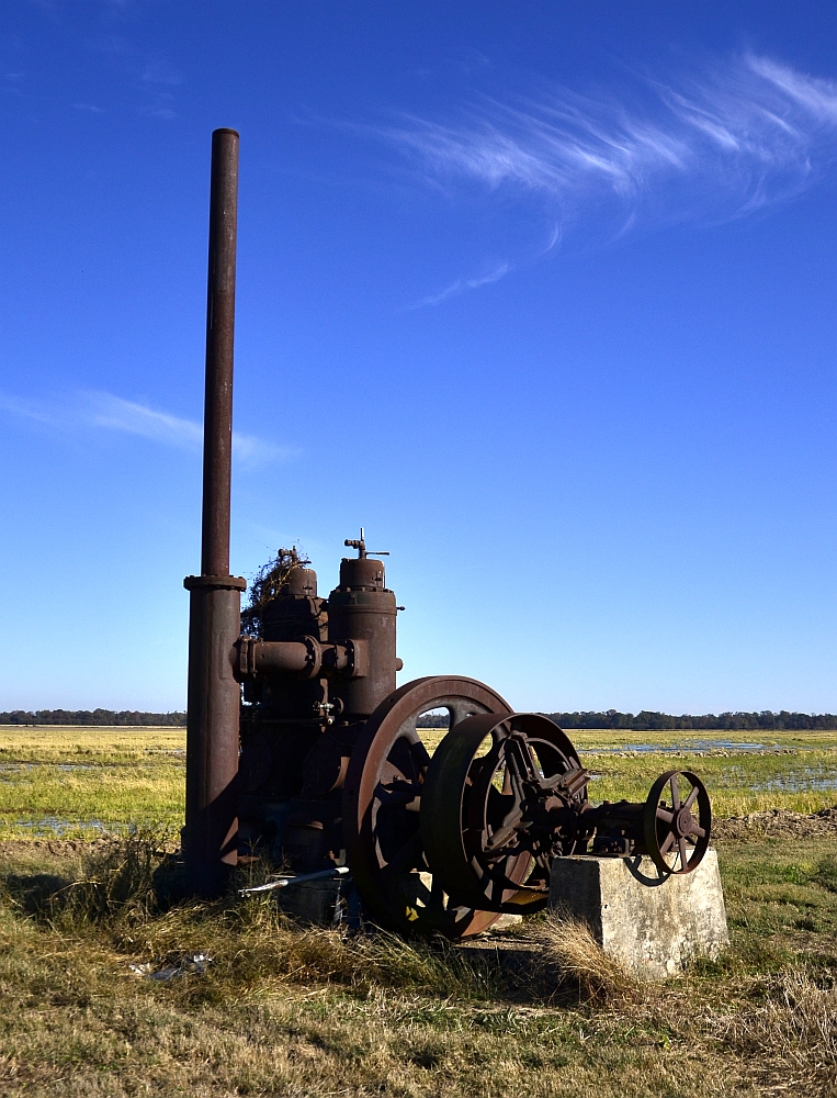Photograph of A.M. Bohnert Rice Plantation Pump