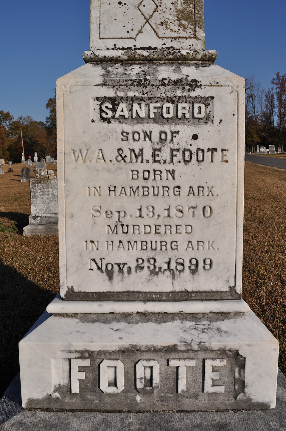 Photograph of Hamburg Cemetery