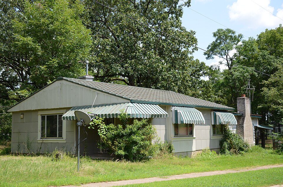 Photograph of Mary H. Matthews Lustron House