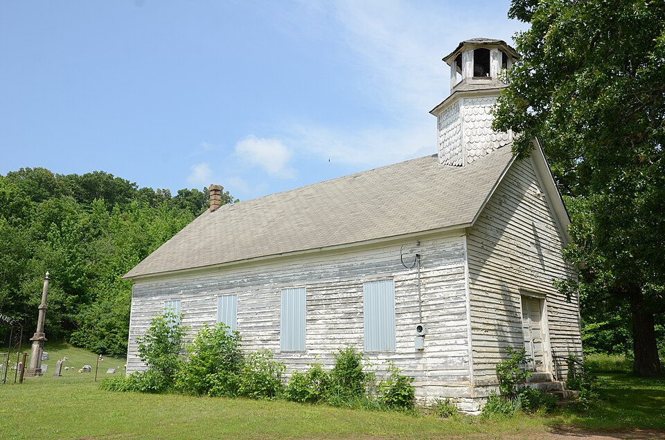 Photograph of Shady Grove Delmar Church and School