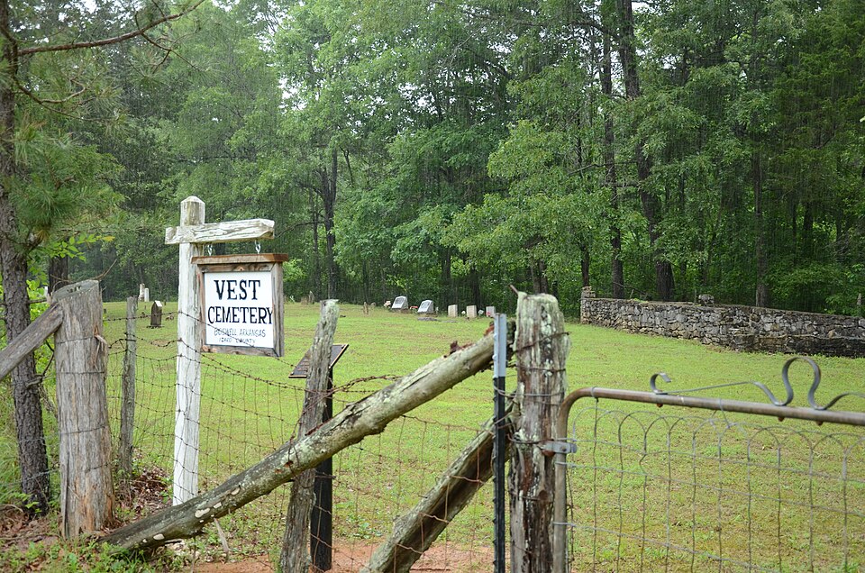Photograph of Vest Cemetery
