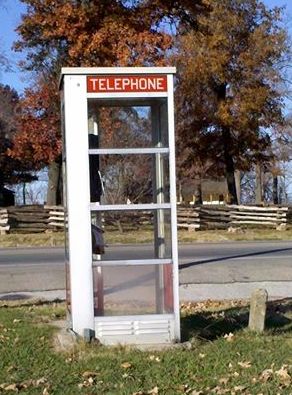 Photograph of Prairie Grove Airlight Outdoor Telephone Booth