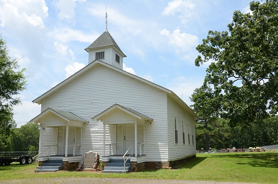 Photograph of Frenchman's Mountain Methodist Episcopal Church-South and Cemetery