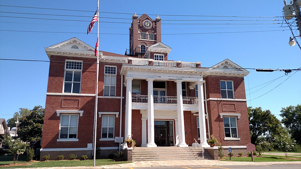 Photograph of Prairie County Courthouse