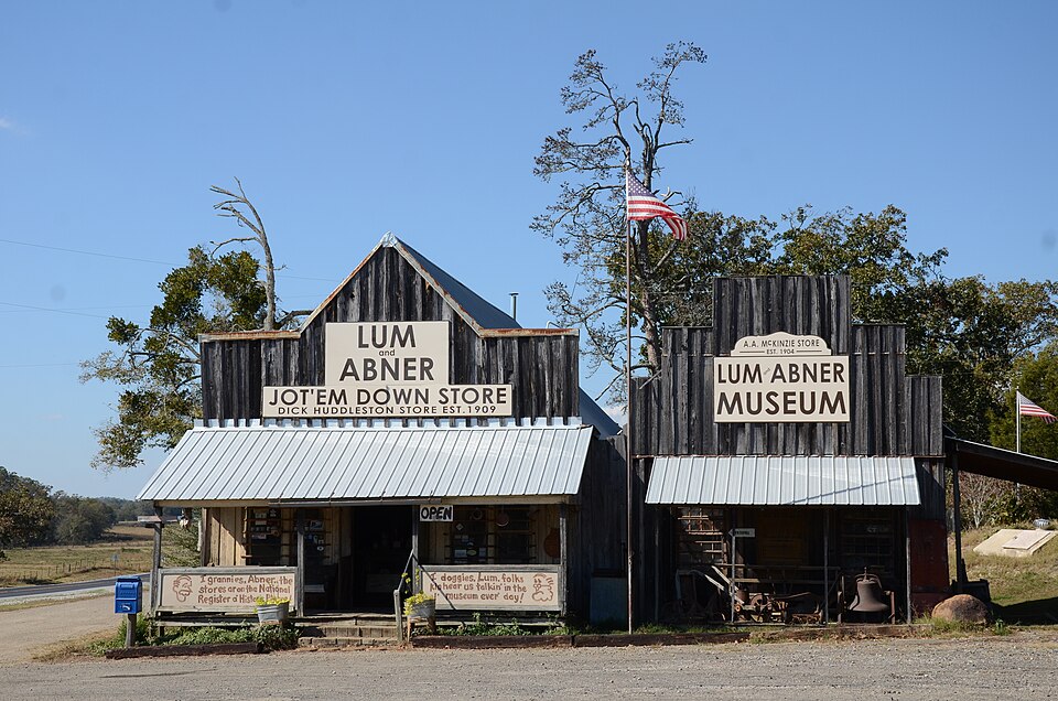 Photograph of Huddleston Store and McKinzie Store