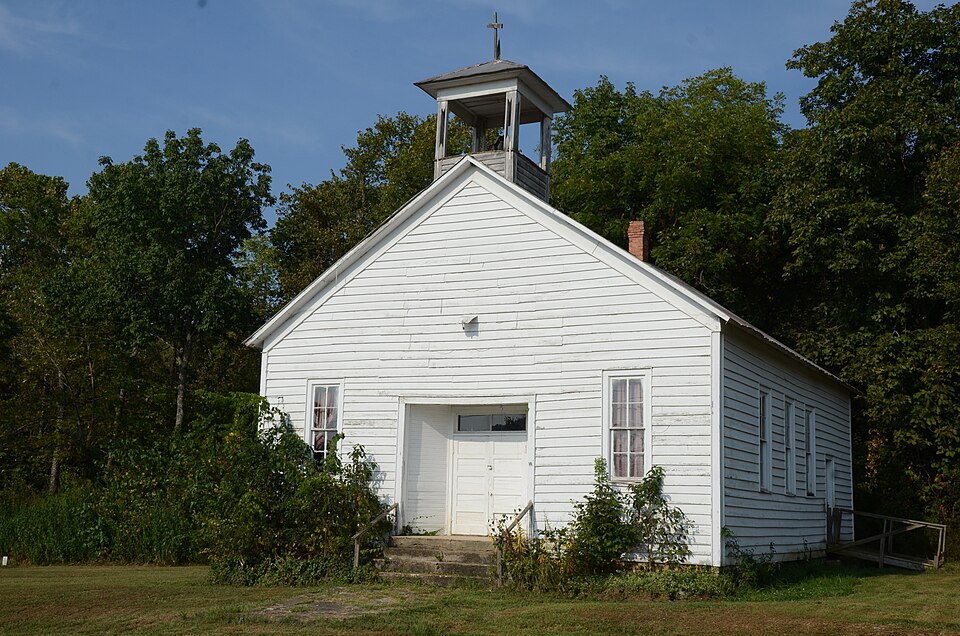 Photograph of West Richwoods Church & School