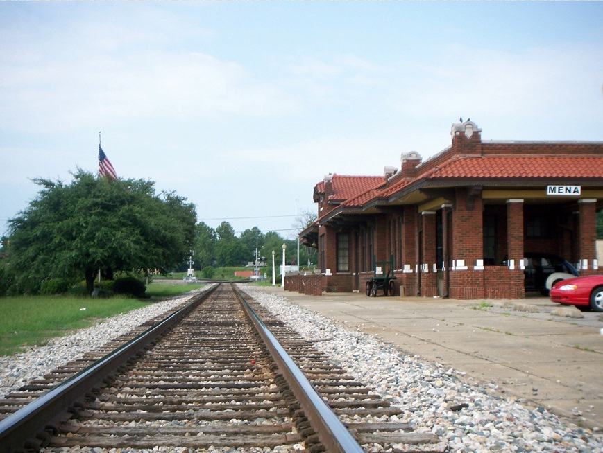 Photograph of Mena Kansas City-Southern Depot