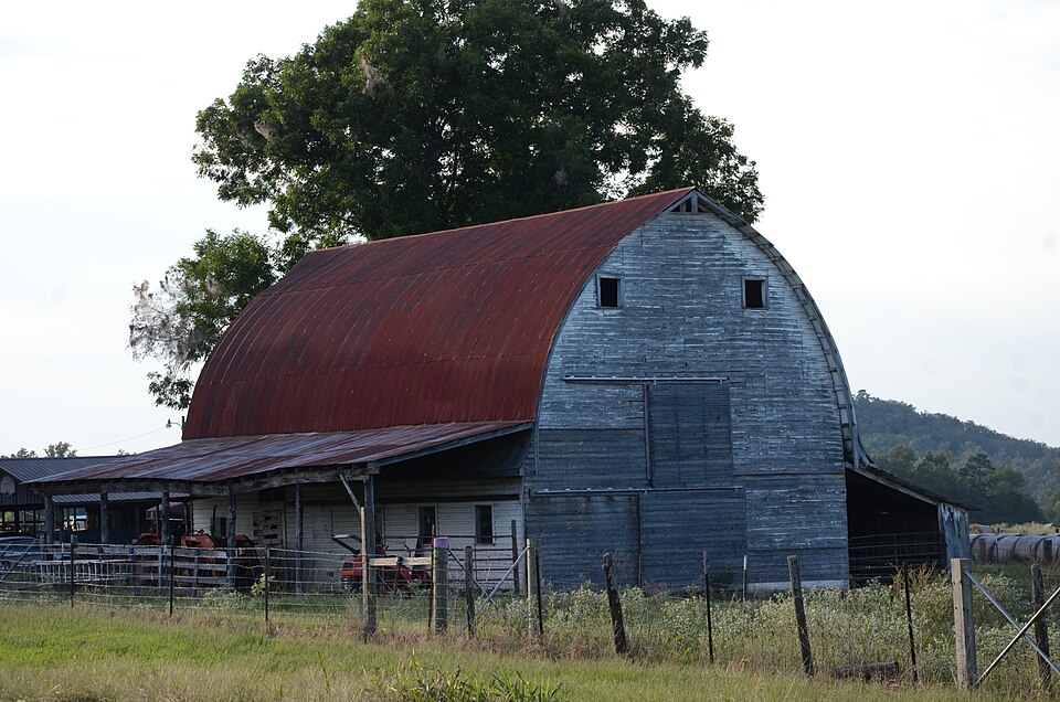 Photograph of Livestock and Equipment Barn, Glenn Homestead