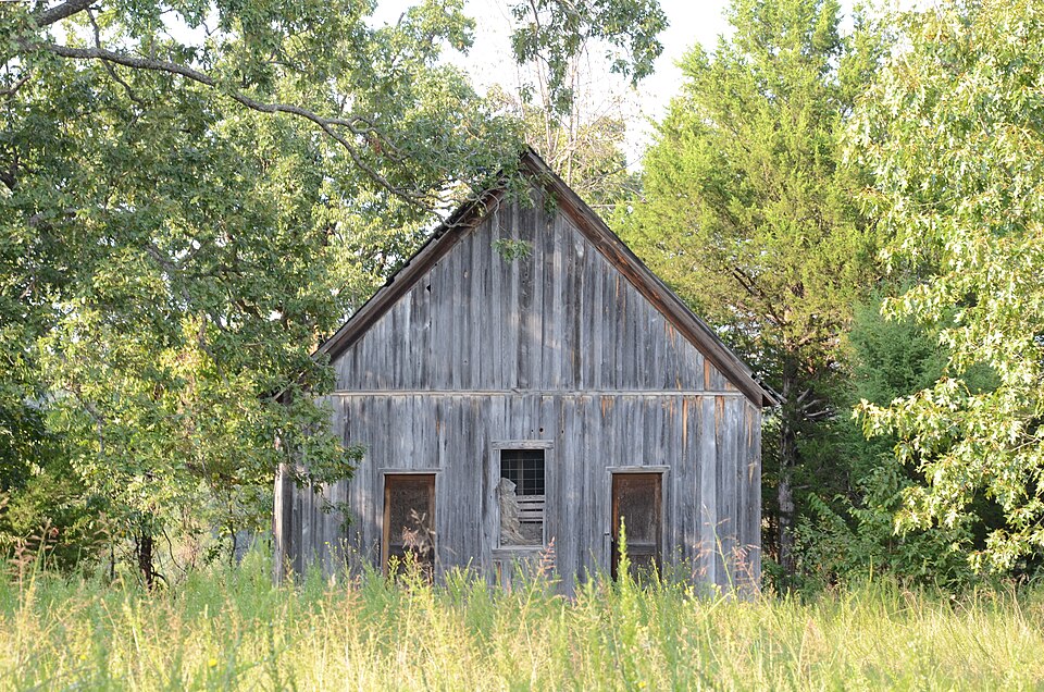 Photograph of Pea Ridge School Building