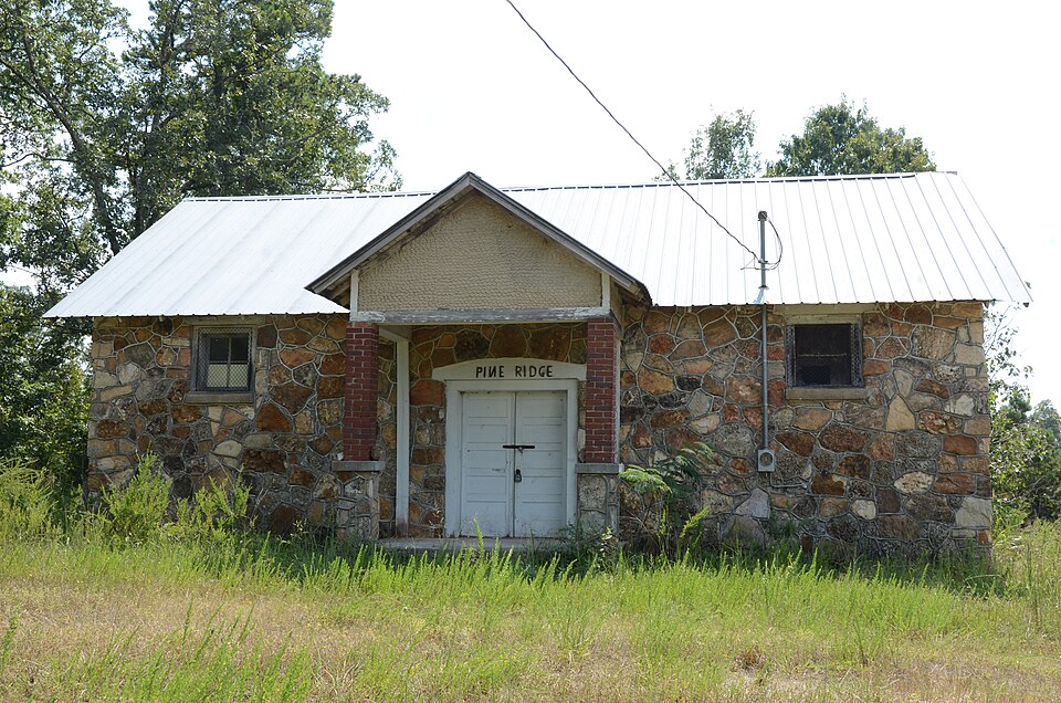 Photograph of Pine Ridge School Building