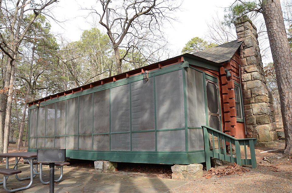 Photograph of Lake Catherine State Park CCC Cabins
