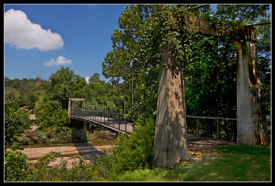 Photograph of Haggard Ford Swinging Bridge