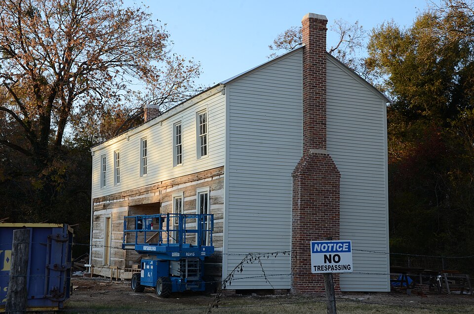 Photograph of Taylor Log House and Site