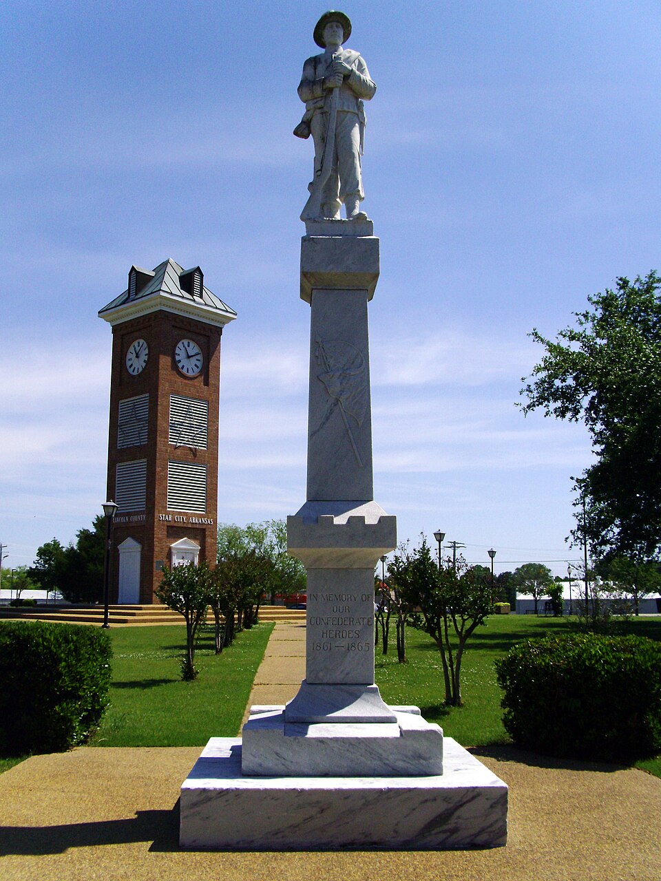 Photograph of Star City Confederate Memorial