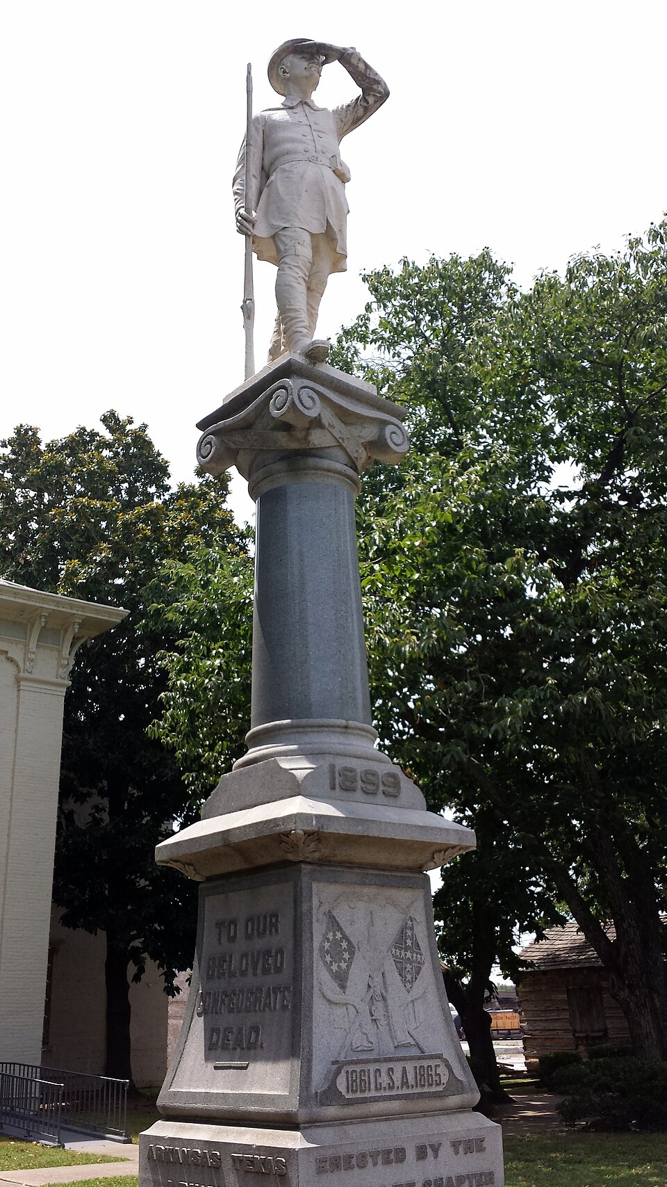 Photograph of Van Buren Confederate Monument