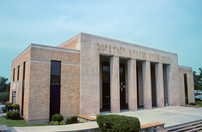 Photograph of Randolph County Courthouse