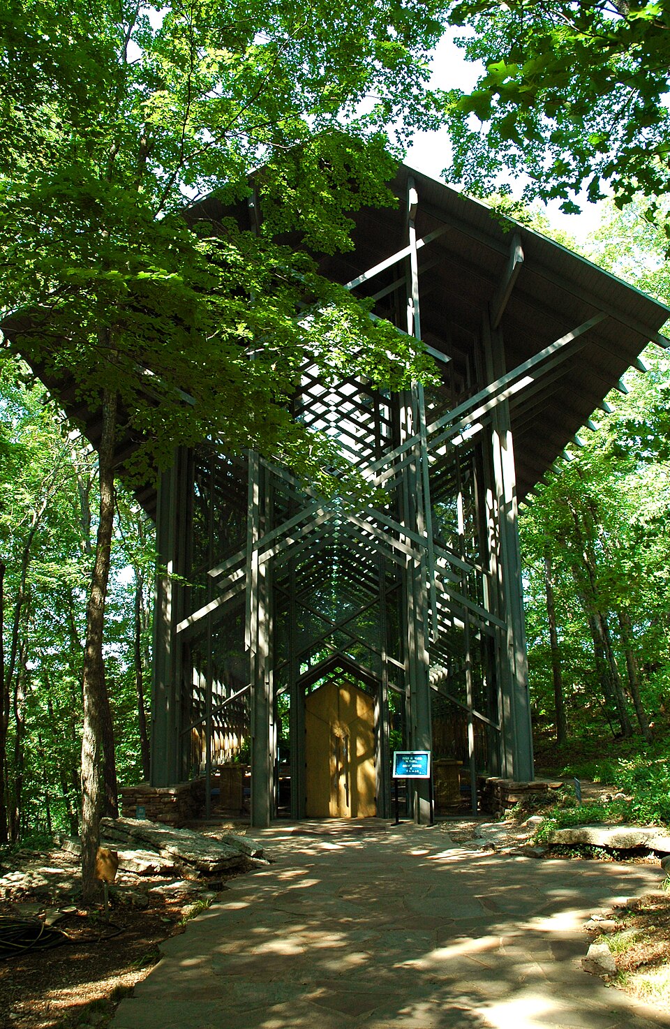 Photograph of Thorncrown Chapel