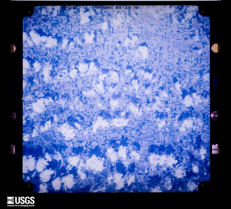 U.S. Geological Survey aerial photograph, 1972-06-10, scale 1:120253