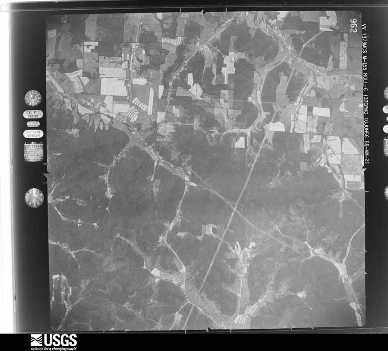 U.S. Geological Survey aerial photograph, 1956-05-18, scale 1:30000