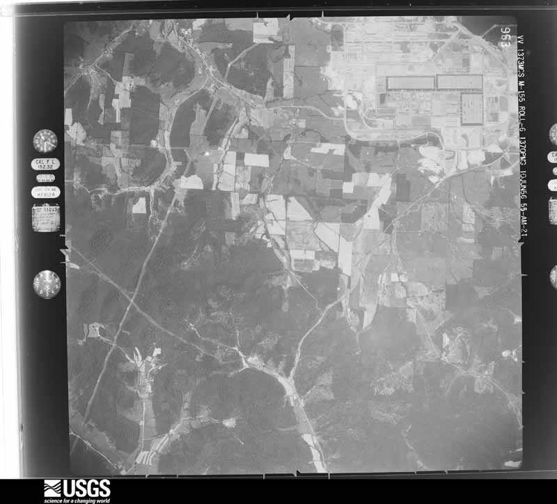 U.S. Geological Survey aerial photograph, 1956-05-18, scale 1:30000