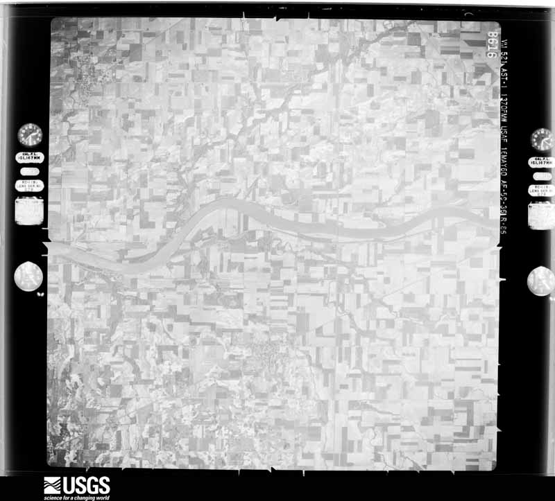 U.S. Geological Survey aerial photograph, 1960-05-16, scale 1:60000