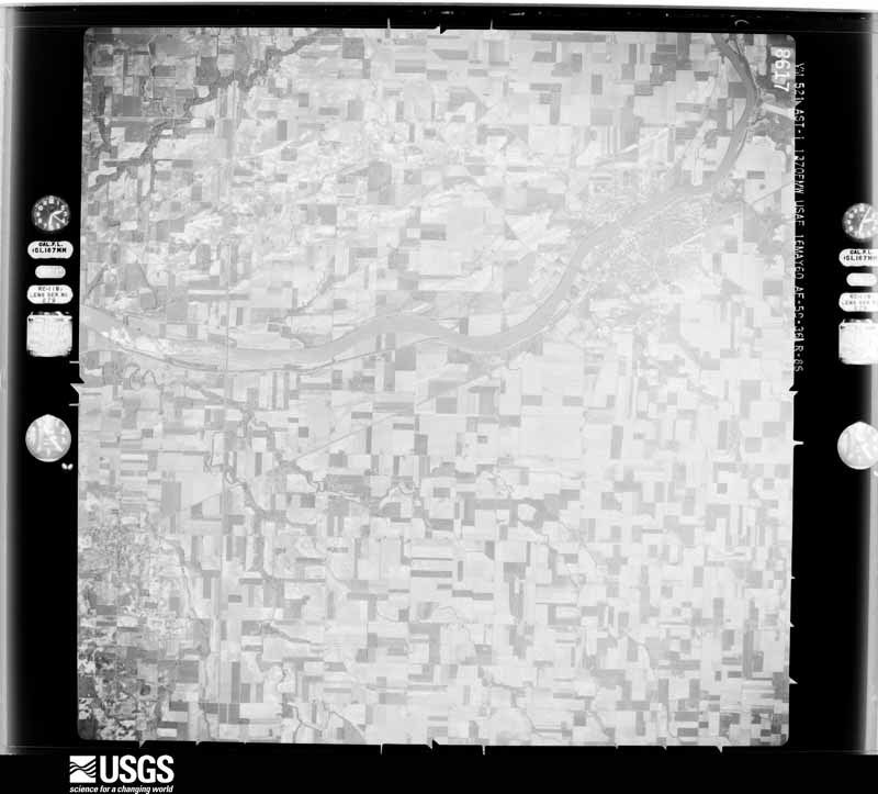 U.S. Geological Survey aerial photograph, 1960-05-16, scale 1:60000