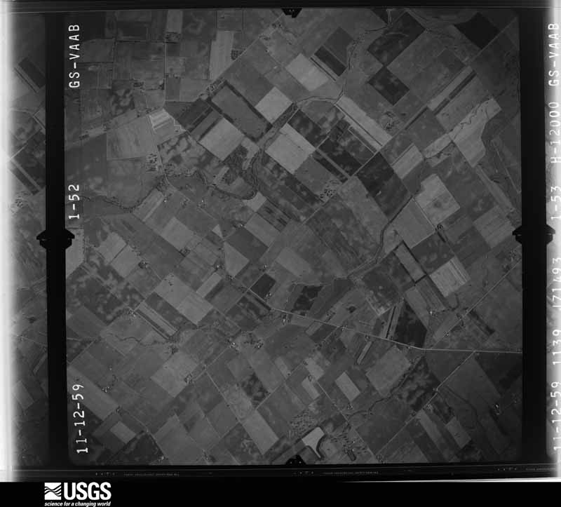 U.S. Geological Survey aerial photograph, 1960-04-07, scale 1:24000