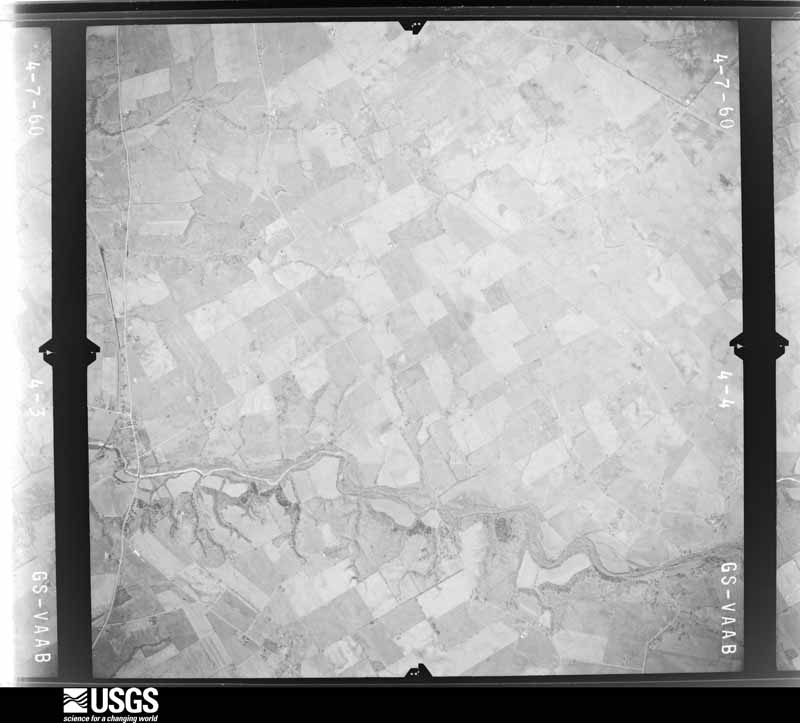 U.S. Geological Survey aerial photograph, 1960-04-07, scale 1:24000