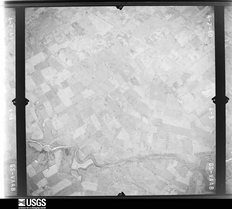 U.S. Geological Survey aerial photograph, 1960-04-07, scale 1:24000