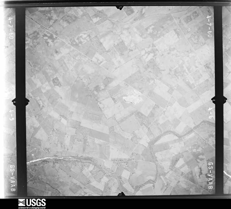 U.S. Geological Survey aerial photograph, 1960-04-07, scale 1:24000