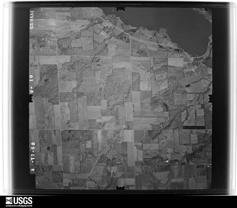 U.S. Geological Survey aerial photograph, 1960-04-12, scale 1:17000