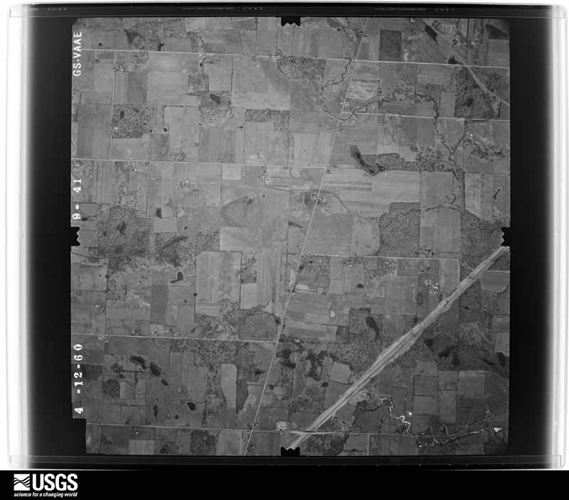 U.S. Geological Survey aerial photograph, 1960-04-12, scale 1:17000
