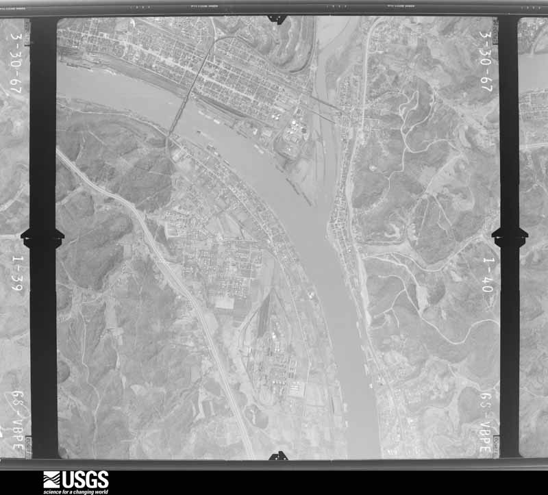 U.S. Geological Survey aerial photograph, 1967-03-30, scale 1:24000