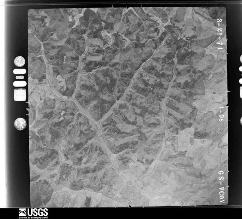 U.S. Geological Survey aerial photograph, 1971-03-21, scale 1:24000