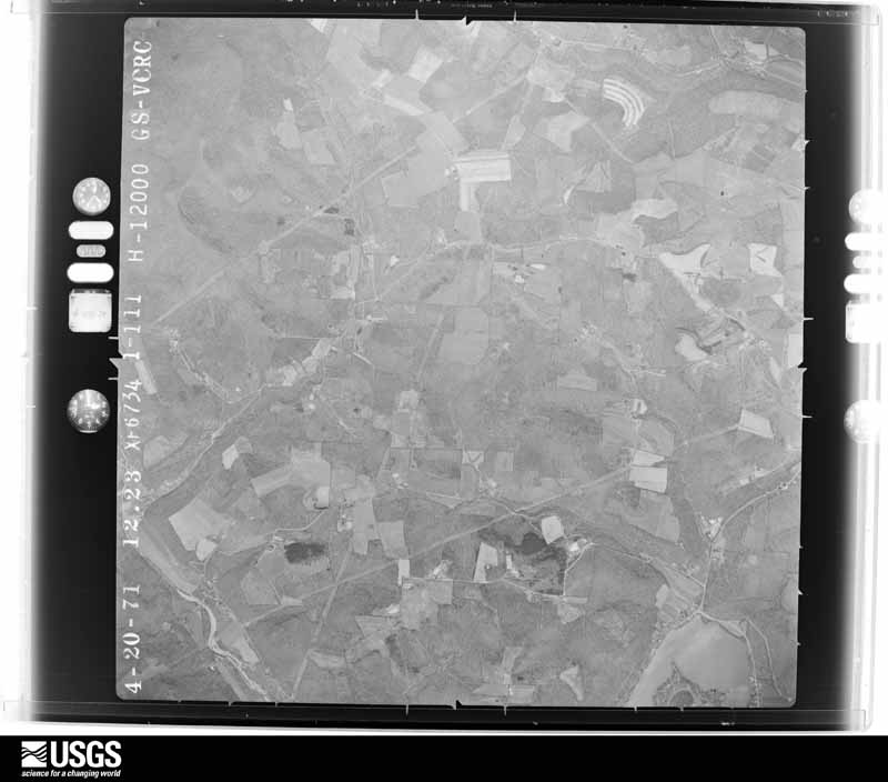 U.S. Geological Survey aerial photograph, 1971-04-20, scale 1:24000