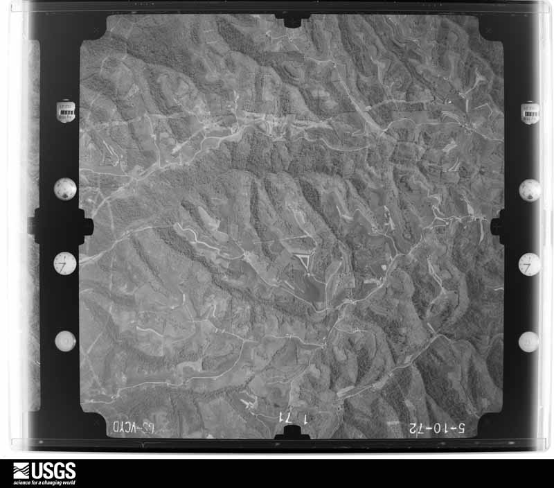 U.S. Geological Survey aerial photograph, 1972-05-11, scale 1:24000
