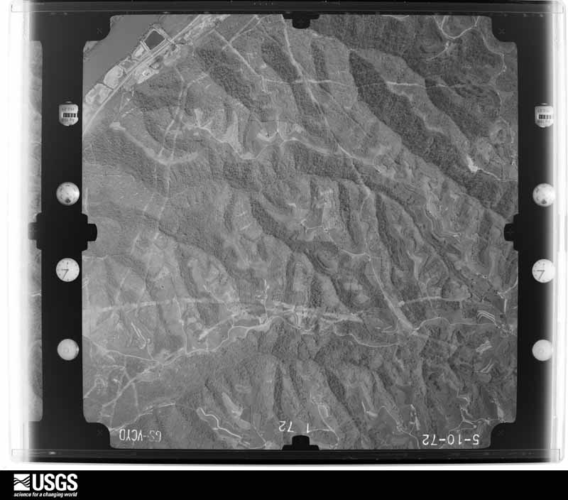 U.S. Geological Survey aerial photograph, 1972-05-11, scale 1:24000