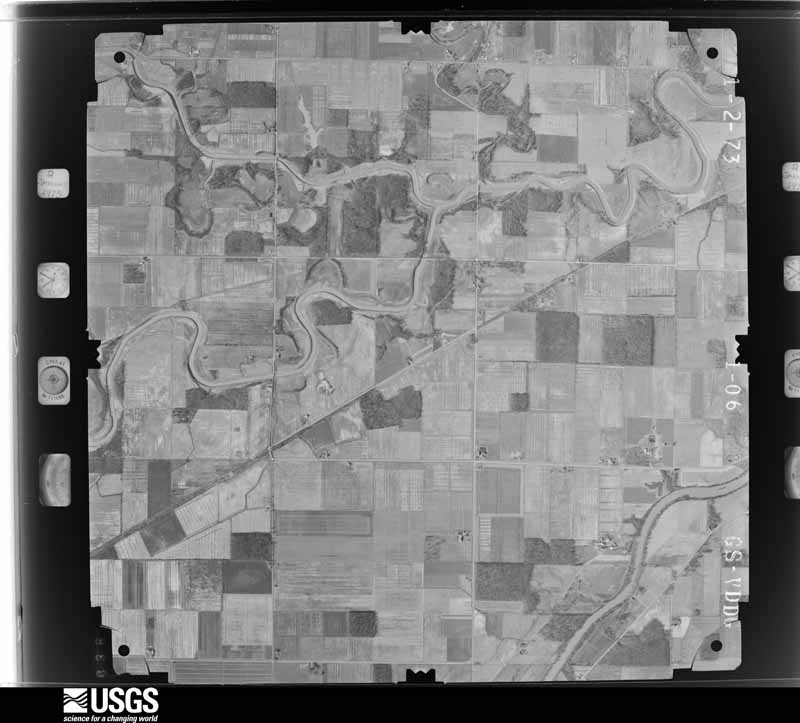 U.S. Geological Survey aerial photograph, 1973-01-02, scale 1:24000
