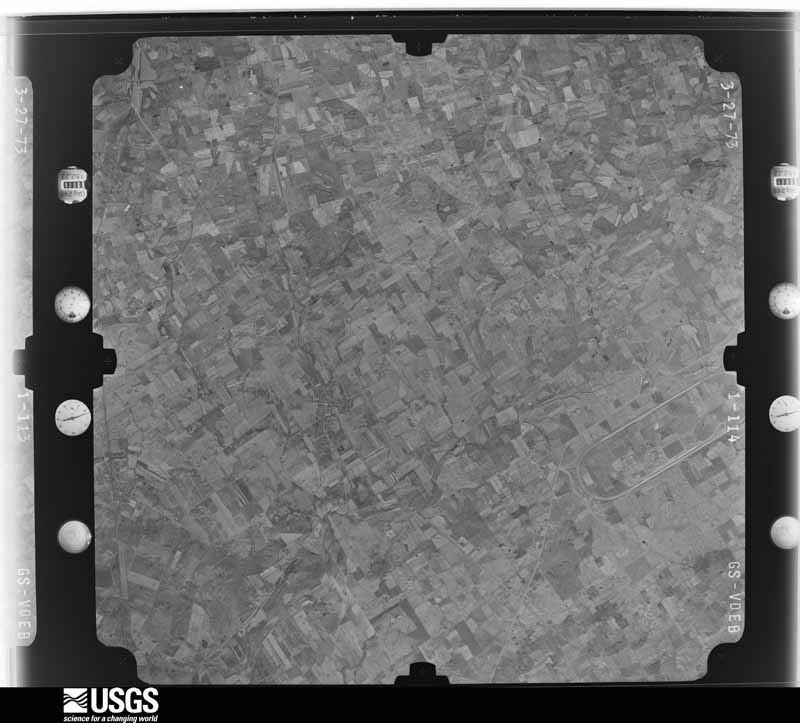 U.S. Geological Survey aerial photograph, 1973-10-01, scale 1:76000